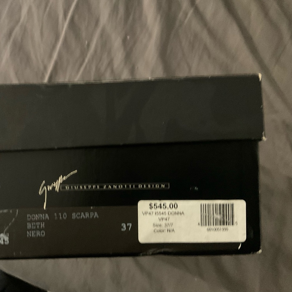 Giuseppe Zanotti Black Shoe Box